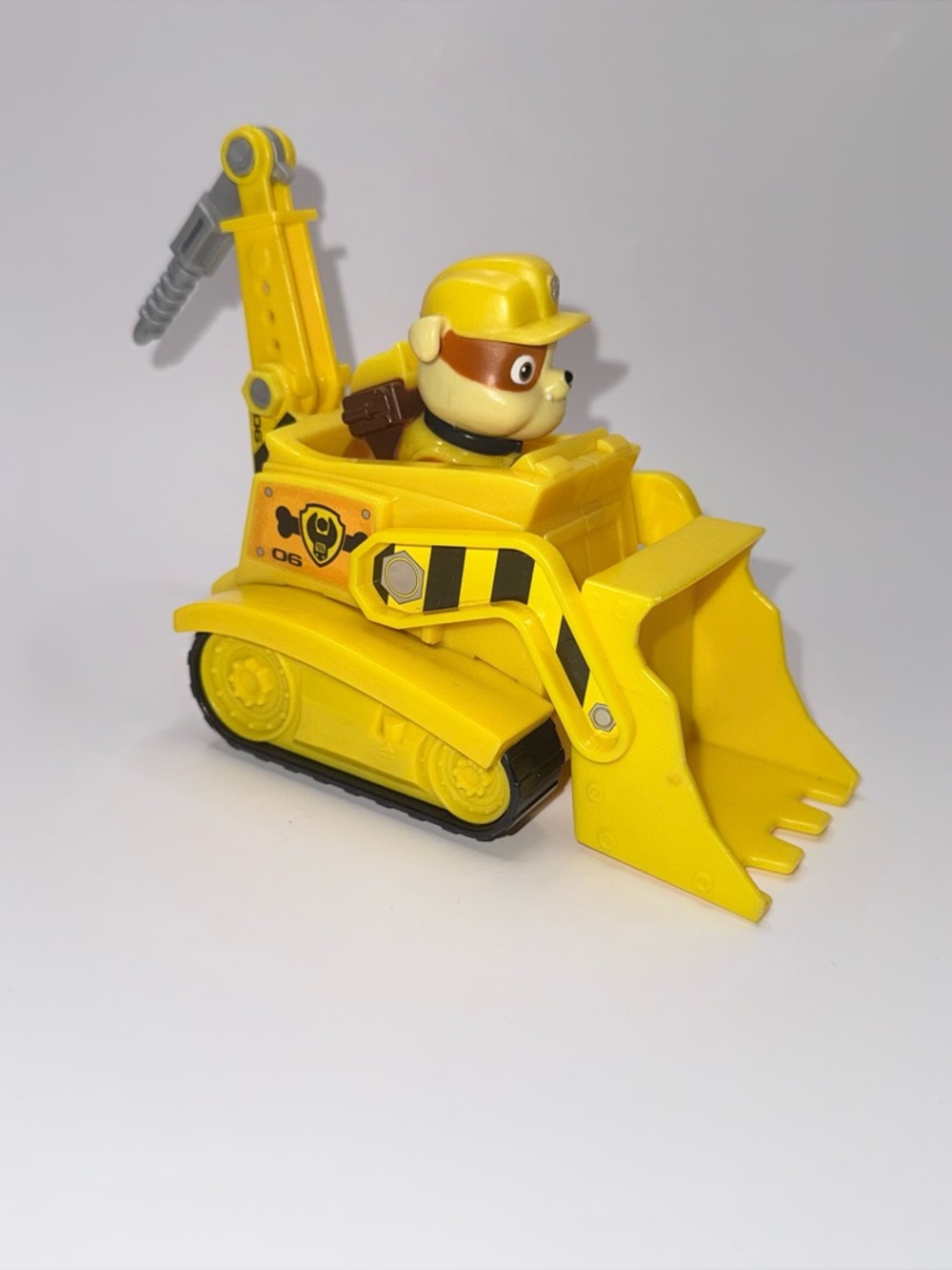 Paw Patrol Rubble's Diggin' Bulldozer vehicle and figure set Spin Master